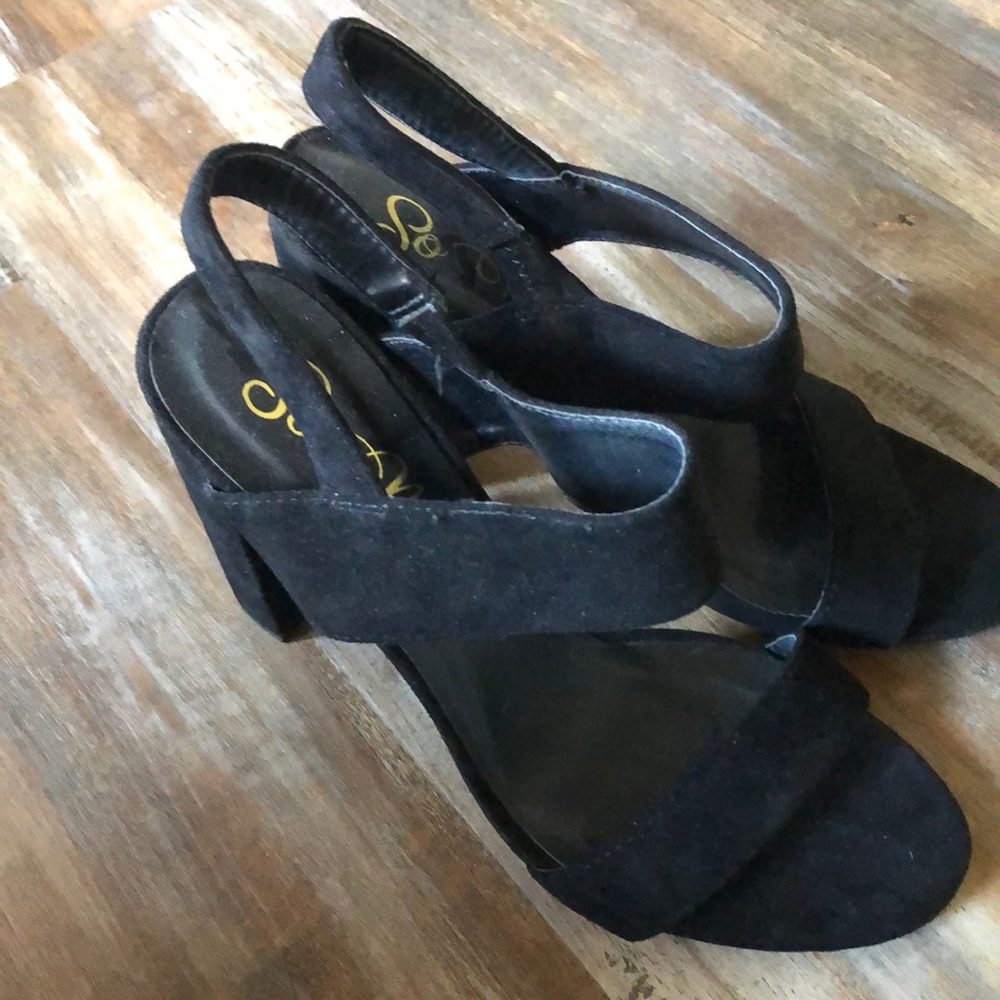 Black high heels